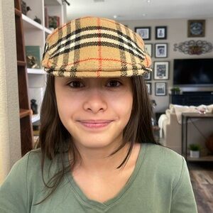 Vintage Burberry Pancake Hat previously loved!